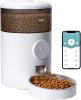 Automatic Dog Feeders, WiFi Cat Feeder with APP Control, Pets Feeder with Stainless Steel Bowl, 4L