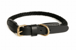 Alvalley Rope and Leather Collar with Buckle