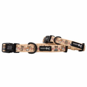 Sassy Woof Dog Collars (Color: Corgilicious, size: small)