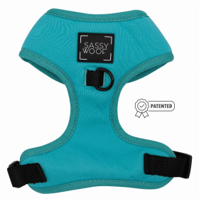 Adjustable Harness (Color: Neon Blue, size: Xsmall)