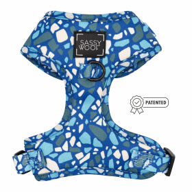 Adjustable Harness (Color: Santorini, size: Xsmall)