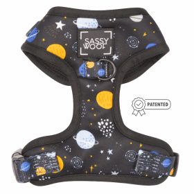 Adjustable Harness (Color: To the Stars and Beyond, size: Xsmall)