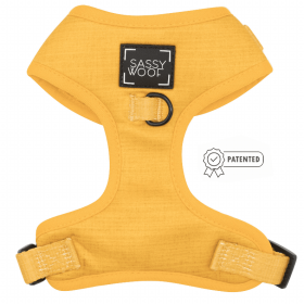 Adjustable Harness (Color: Sunflower Fields, size: XLarge)