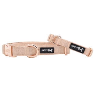 Collar (Color: Tan, size: small)