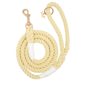 Rope Leash (Color: Yellow, size: 5 feet)