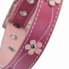 Lucy Dog Collar (Red, Pink)