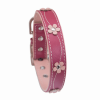 Lucy Dog Collar (Red, Pink)