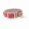 Bones Bling Dog Collar (Red, Pink)