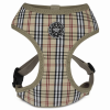 Brown Tartan Dog Harness