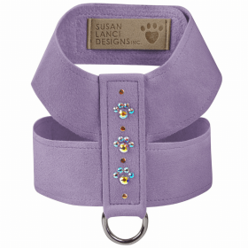 Susan Lanci Designs Crystal Paws Tinkie Harness (Color: French Lavender, size: XL)