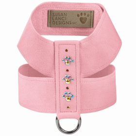 Susan Lanci Designs Crystal Paws Tinkie Harness (Color: Puppy Pink, size: XS)