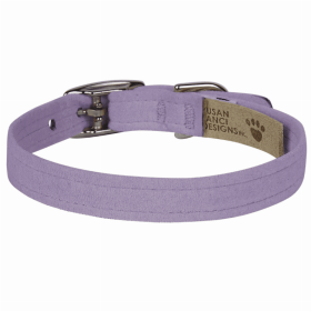 Susan Lanci Designs Plain Collar (Color: French Lavender, size: large)