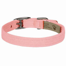 Susan Lanci Designs Plain Collar (Color: Puppy Pink, size: large)