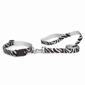 CC Animal Print Lead (Color: Zebra, size: 4ft x 5/8in)