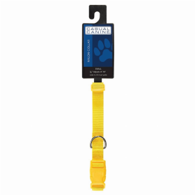 CC Dog Collar (Color: Yellow, size: 10-16in)