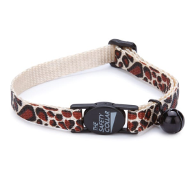 MT AnimalPrint Cat Collar (Color: Giraffe, size: 8-12in)