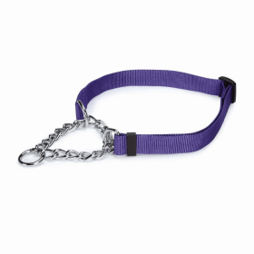 GG Martingale Collar (Color: Purple, size: 13-18in)