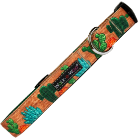 Nature-Lover Collars (Color: Cactus Garden, size: L 1" width fits 14-25" neck)