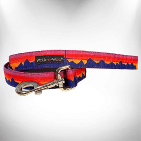 Mountain Dog Leads (Color: Purple Mountain, size: THIN Lead 5/8" width- 5' length)