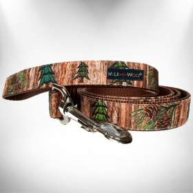 Nature-Lover Leads (Color: Into the Woods, size: THIN Lead 5/8" width- 5' length)