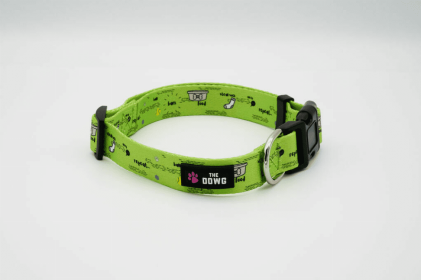 The Dowg Dog Collar (Color: Ball, Fun, Repeat, size: M)