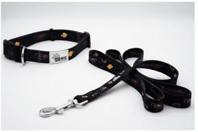 The Dowg Dog Collar & Leash Set (Color: Canine and Cosmos, size: Medium/Large)