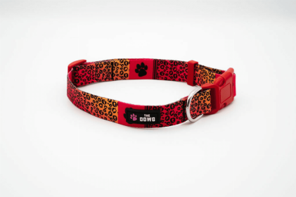 The Dowg Dog Collar (Color: Ruff And Rouge, size: S)