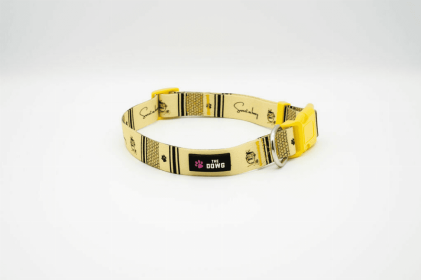 The Dowg Dog Collar (Color: Sweet As Honey, size: M)