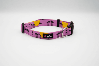 The Dowg Dog Collar (Color: Rose Pink, size: M)