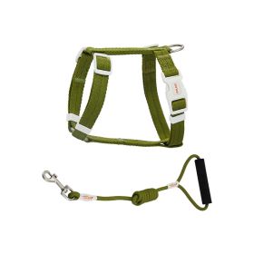 Pet Anti Breakaway Traction Rope (Option: Olive Green-L)