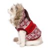 Pet Clothes Thickened Fur Collar Hat Christmas Antlers Snowflake Warm Pet Clothes