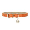 PU Leather Leash Pet Dog Collar Pet Supplies DIY Japanese Bell Cat Collar Bell