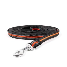 Pet Dog Chain Leash Products Accessories Nylon (Option: Orange Black Touweixing-XL 10m)